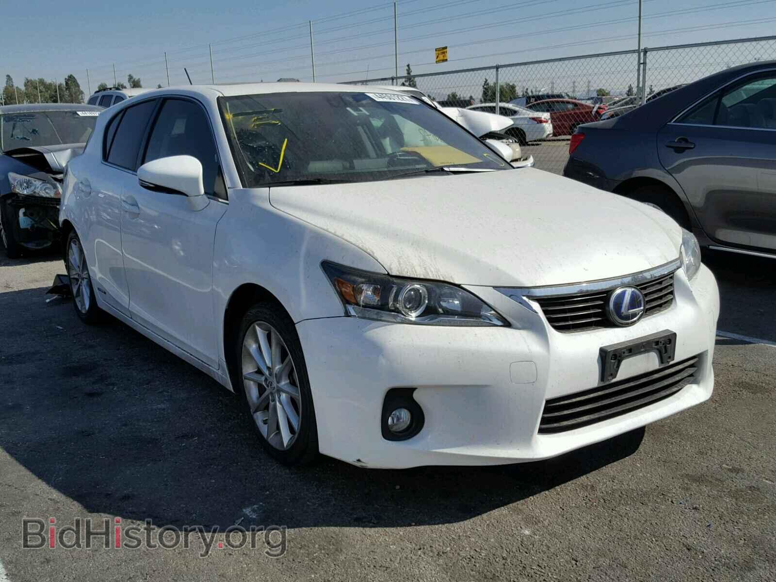 Photo JTHKD5BH2C2093527 - LEXUS CT 200 2012