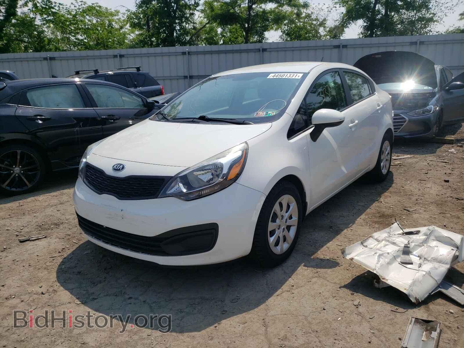 2013 KIA RIO - VIN: KNADM4A36D6287589 - Фото 2