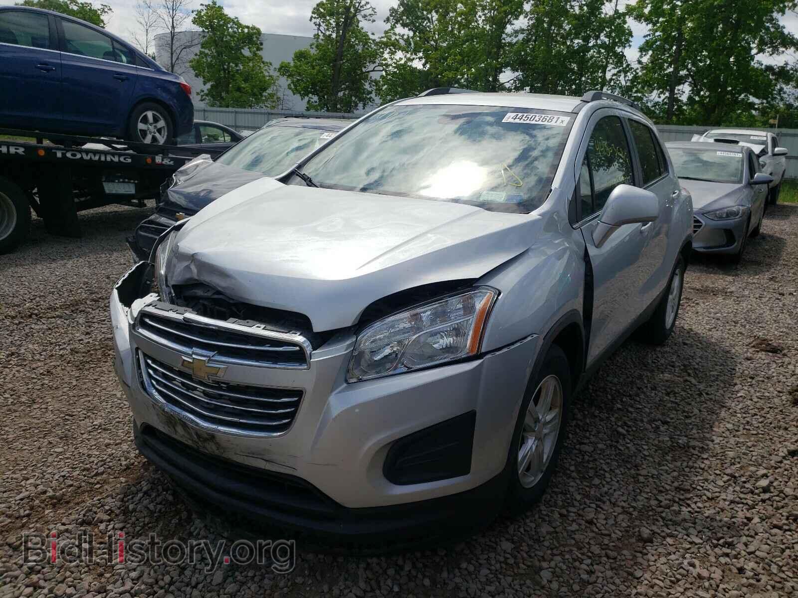 2016 CHEVROLET TRAX - VIN: 3GNCJLSB3GL280320 - Фото 2