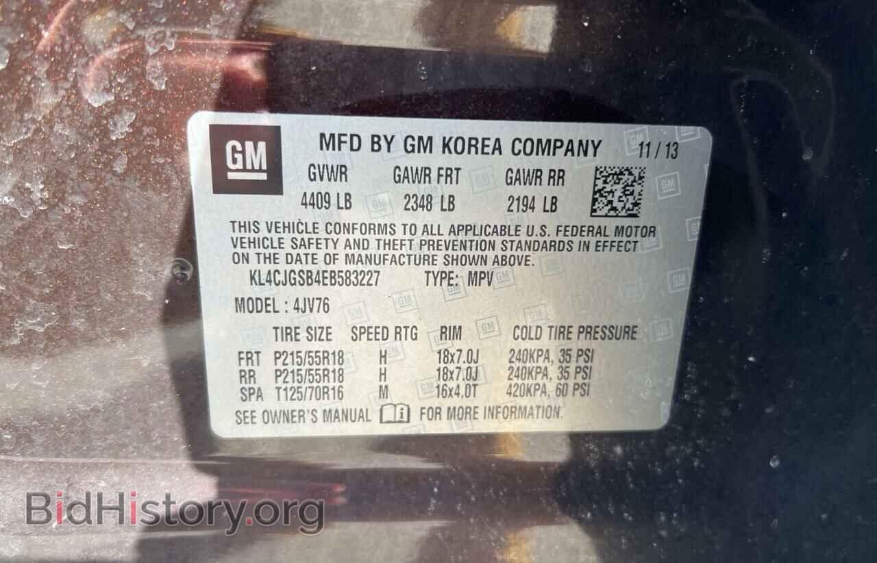 2014 BUICK ENCORE - VIN: KL4CJGSB4EB583227 - Photo 10