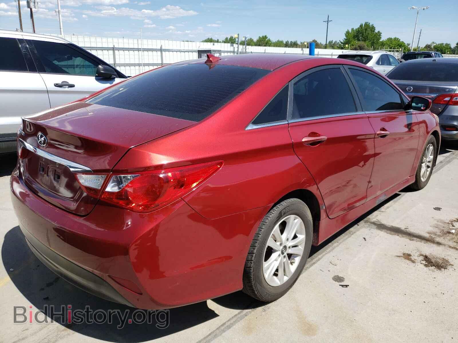 2014 HYUNDAI SONATA - VIN: 5NPEB4AC2EH846978 - Фото 4