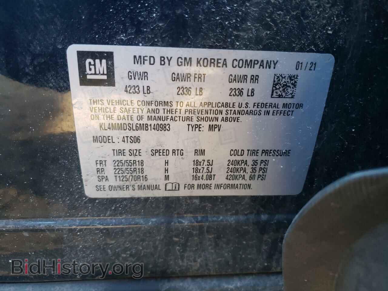 2021 BUICK ENCORE - VIN: KL4MMDSL6MB140983 - Photo 13