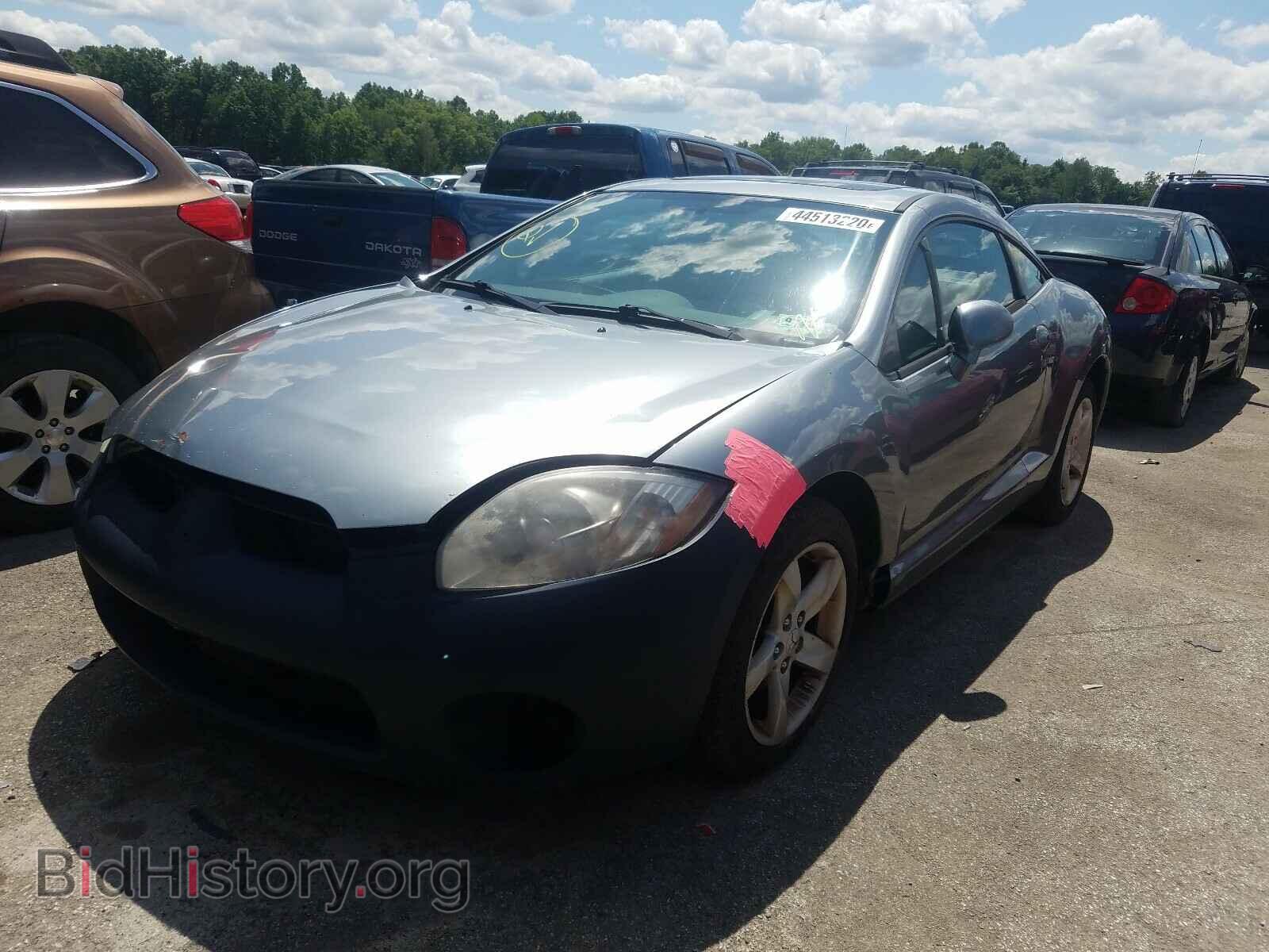 2007 MITSUBISHI ECLIPSE - VIN: 4A3AK24F17E021412 - Фото 2