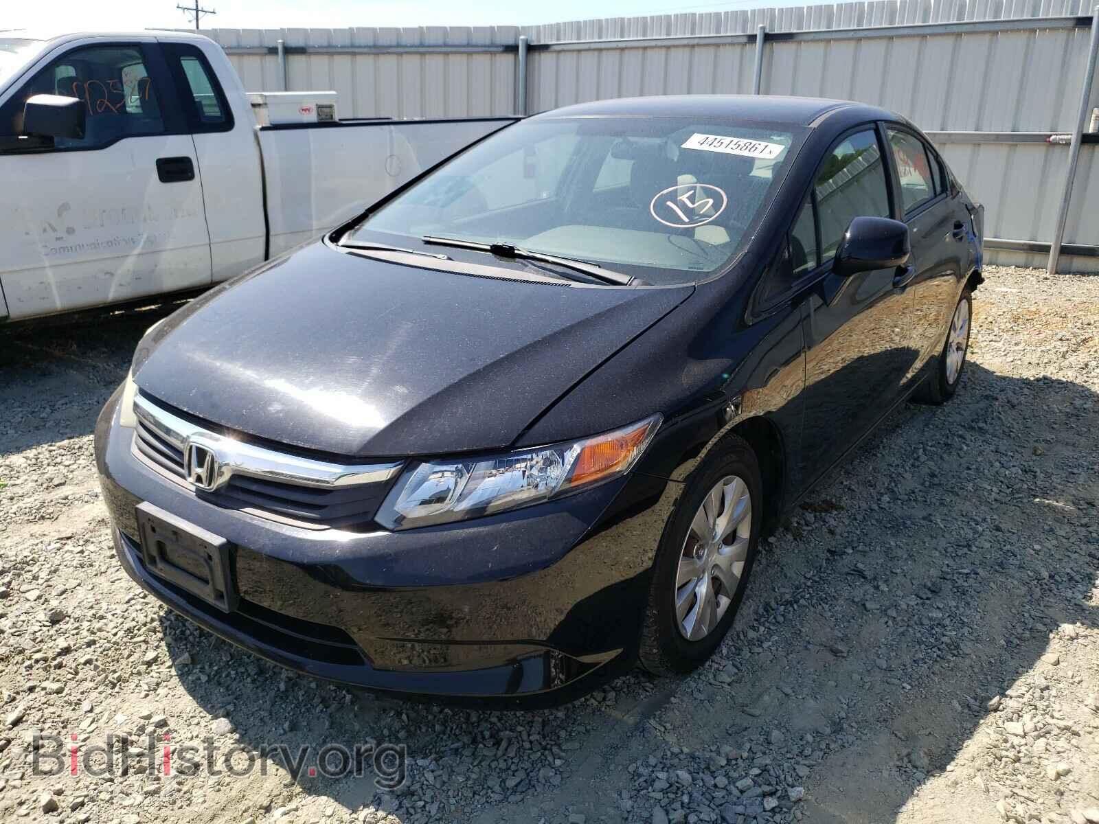 2012 HONDA CIVIC - VIN: 2HGFB2F51CH328032 - Фото 2