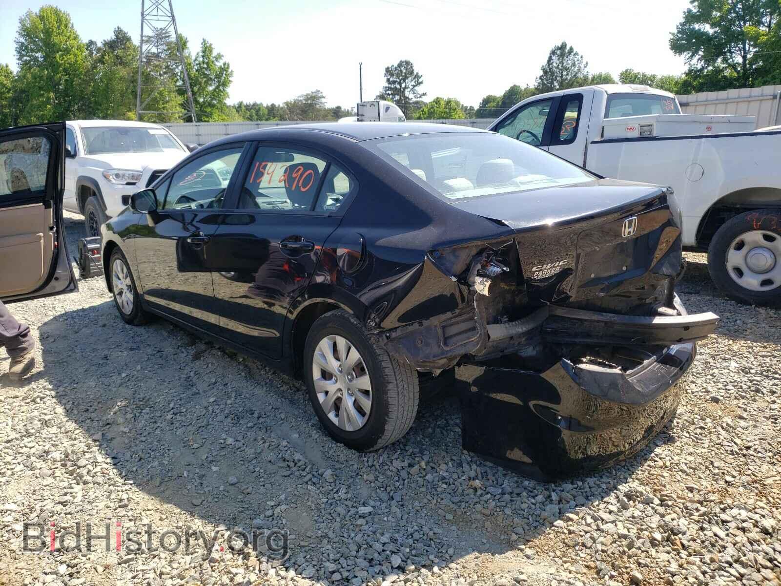 2012 HONDA CIVIC - VIN: 2HGFB2F51CH328032 - Фото 3