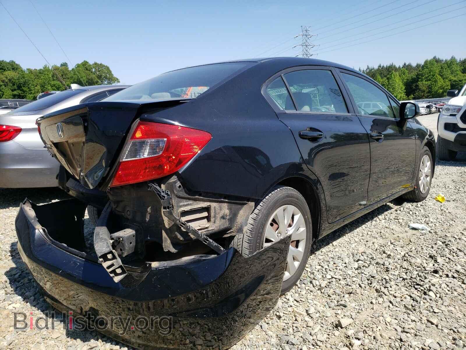 2012 HONDA CIVIC - VIN: 2HGFB2F51CH328032 - Фото 4