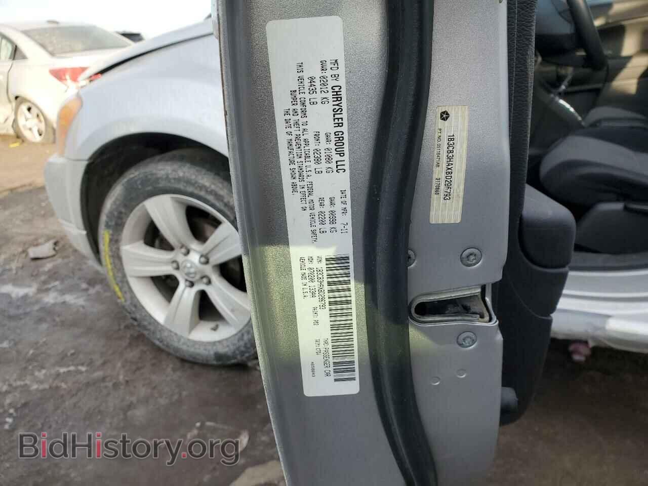 2011 DODGE CALIBER - VIN: 1B3CB3HAXBD296793 - Фото 13