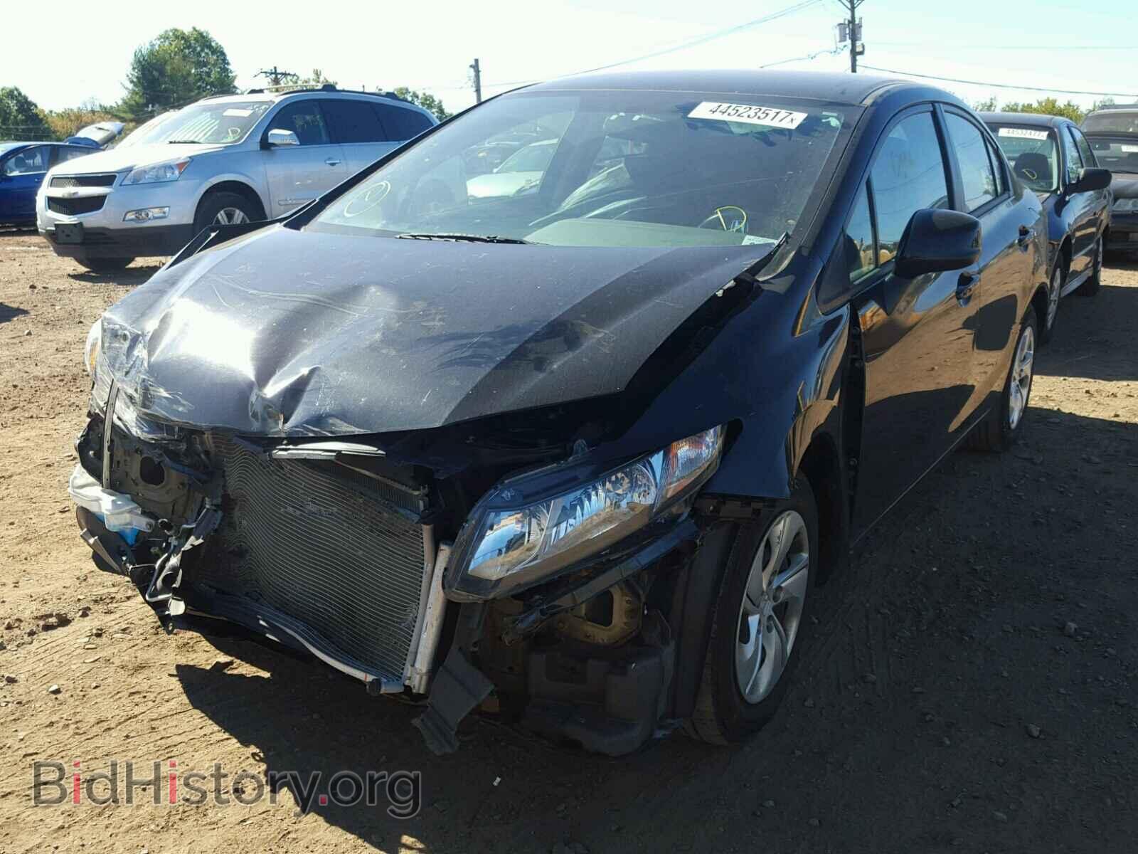 2013 HONDA CIVIC - VIN: 19XFB2F5XDE247476 - Фото 2