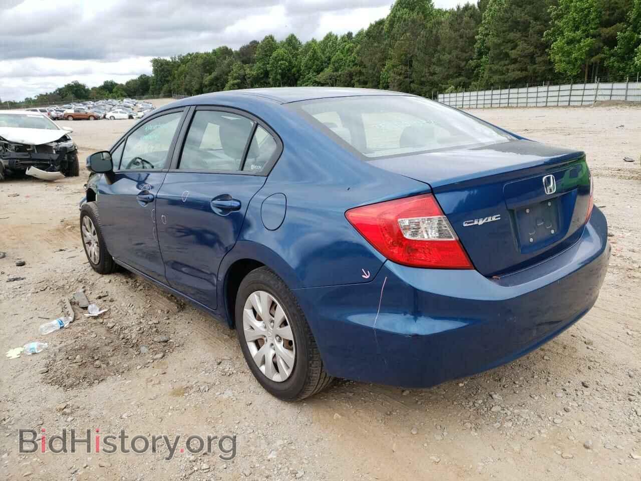 2012 HONDA CIVIC - VIN: 2HGFB2F51CH562087 - Фото 3