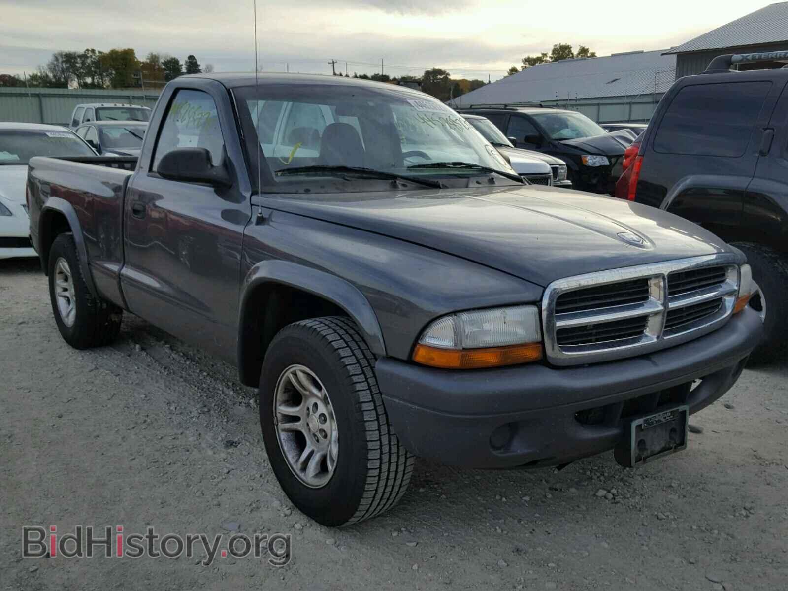 Photo 1D7FL16K64S621727 - DODGE DAKOTA 2004