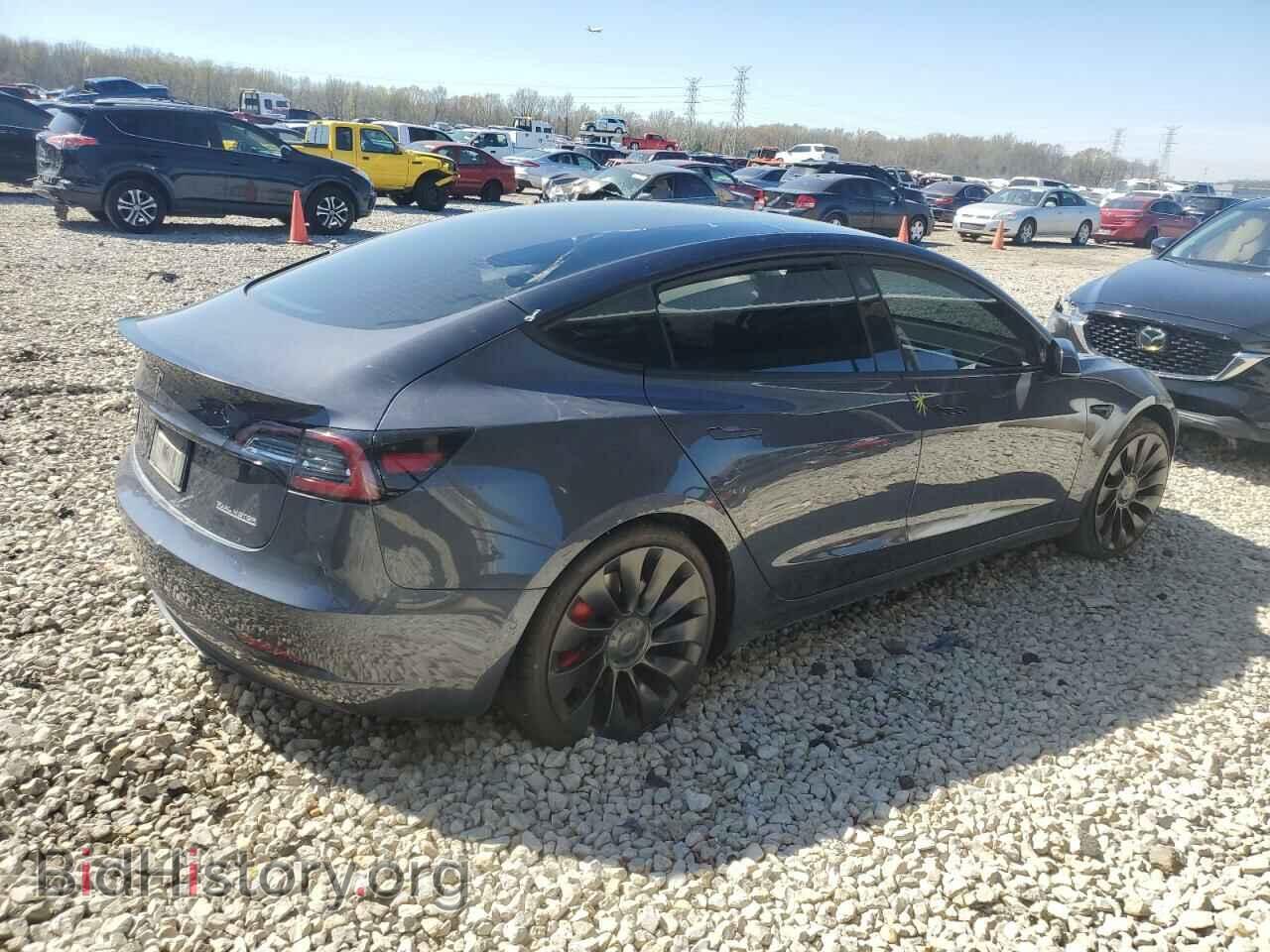 2022 TESLA MODEL 3 - VIN: 5YJ3E1EC0NF235255 - Фото 3