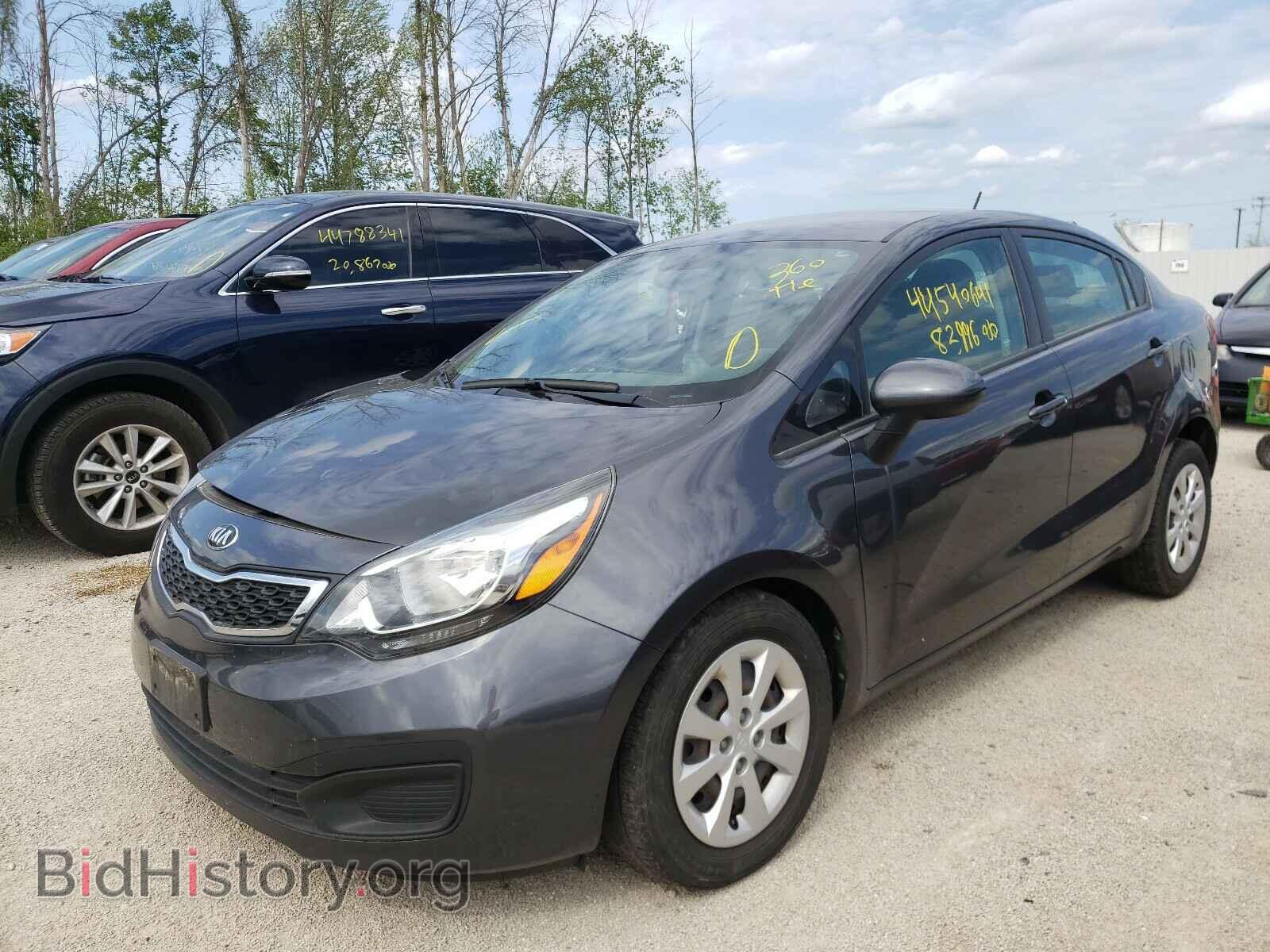 2013 KIA RIO - VIN: KNADN4A37D6136497 - Фото 2