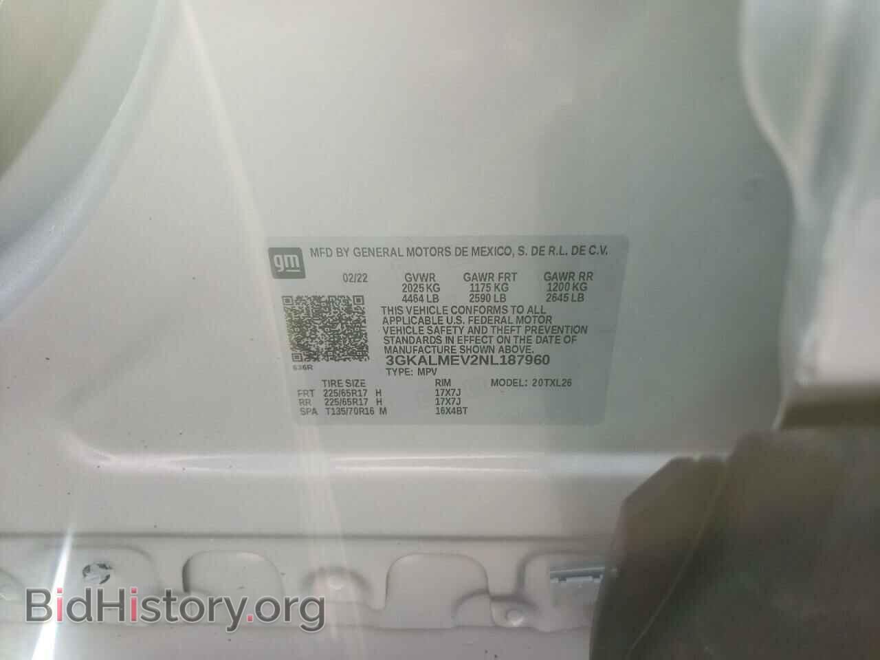 2022 GMC TERRAIN - VIN: 3GKALMEV2NL187960 - Фото 10