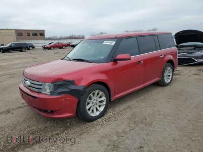 2012 Ford FLEX Flex SEL, red — VIN 2FMGK5CCXCBD08738, Copart