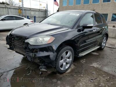 2008 Acura RDX, black — VIN 5J8TB18248A010895, Copart