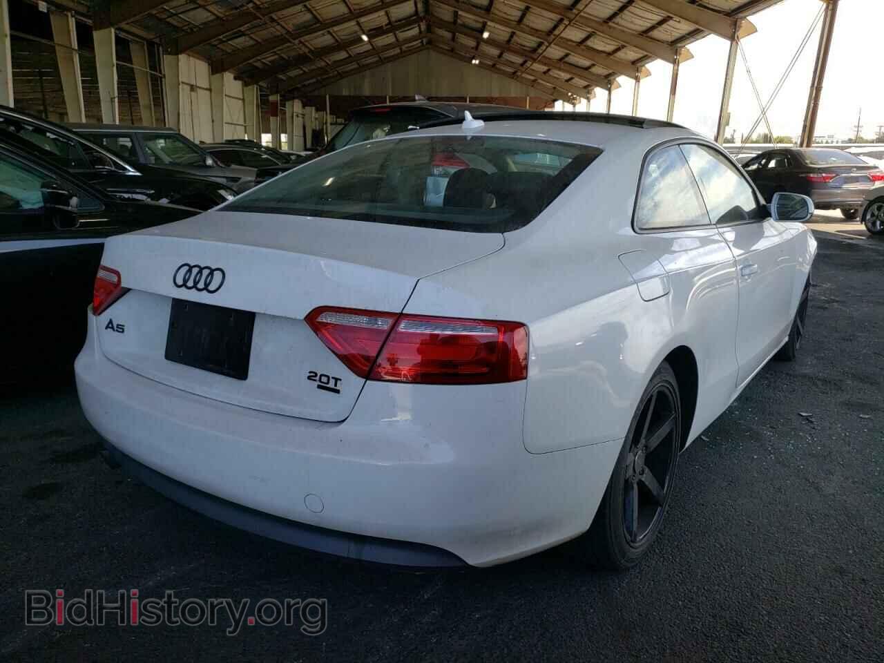 2012 AUDI A5 - VIN: WAUCFAFR9CA003238 - Фото 4