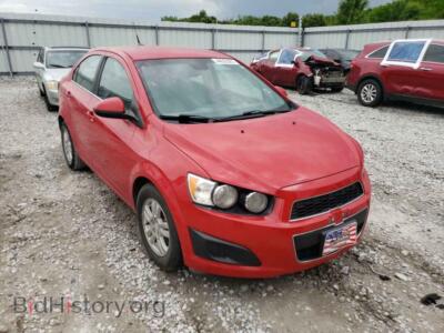 2013 Chevrolet SONIC Sonic LT, красный — VIN 1G1JC5SH6D4123675, Copart