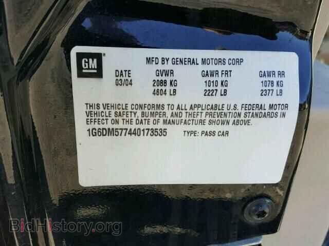2004 CADILLAC CTS - VIN: 1G6DM577440173535 - Фото 10