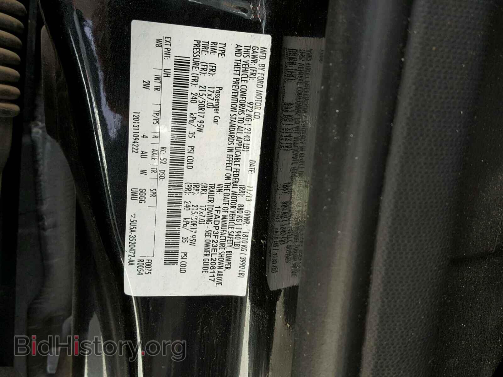 2014 FORD FOCUS - VIN: 1FADP3F23EL208117 - Photo 10
