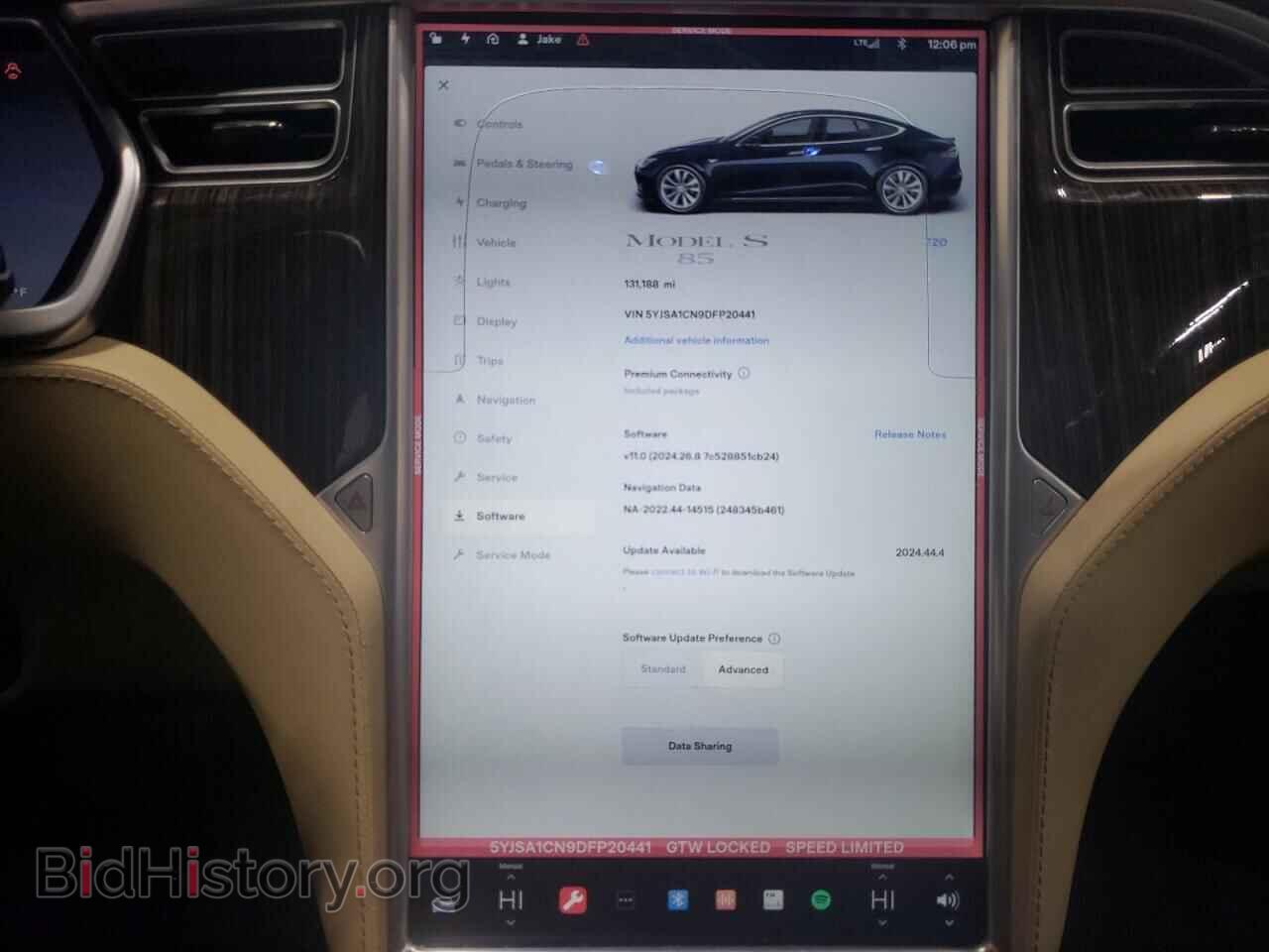 2013 TESLA MODEL S - VIN: 5YJSA1CN9DFP20441 - Фото 9