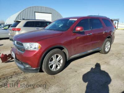2013 Dodge DURANGO Crew, темно-бордовый — VIN 1C4RDHDG9DC673956, Copart