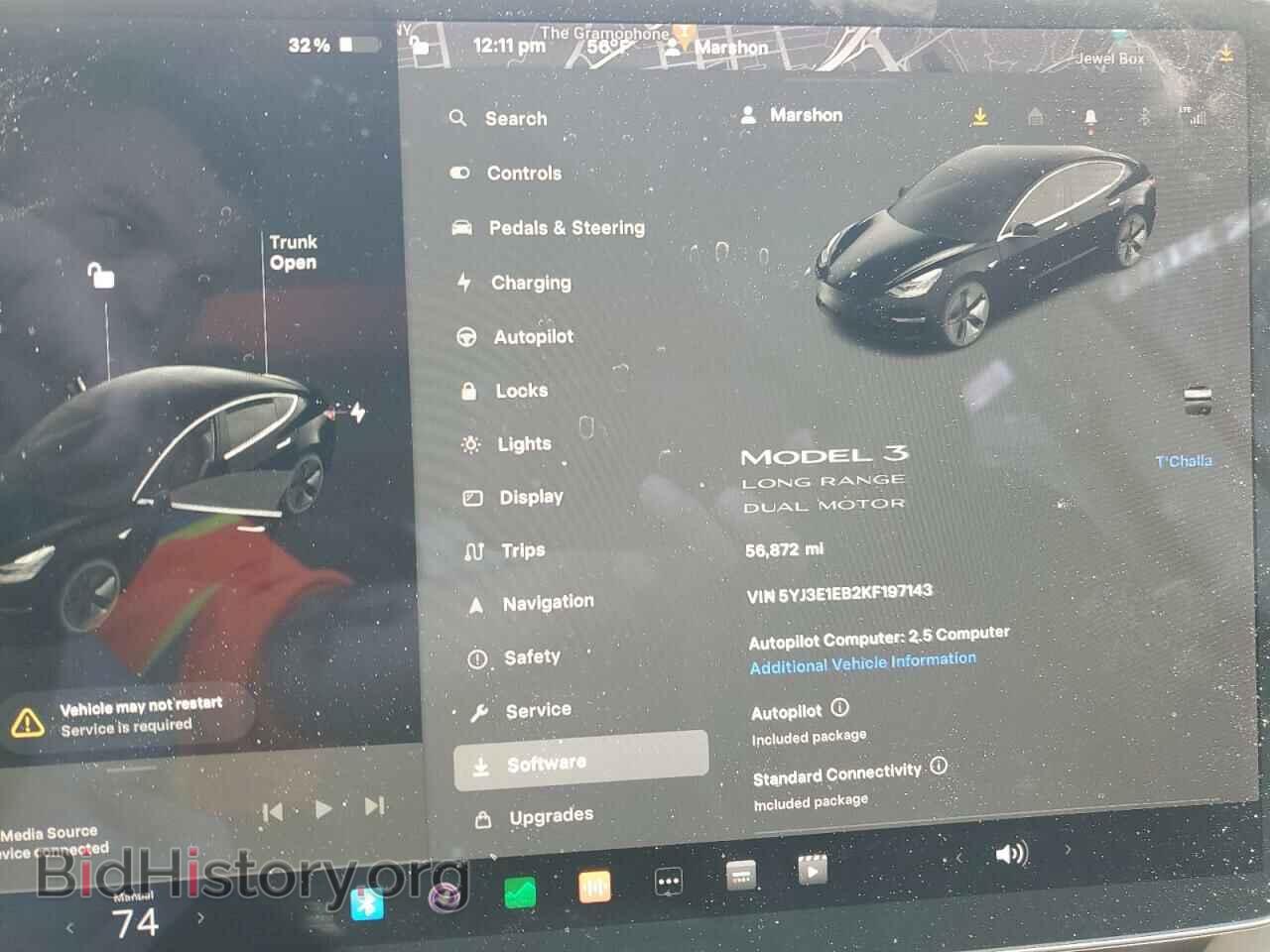 2019 TESLA MODEL 3 - VIN: 5YJ3E1EB2KF197143 - Фото 9
