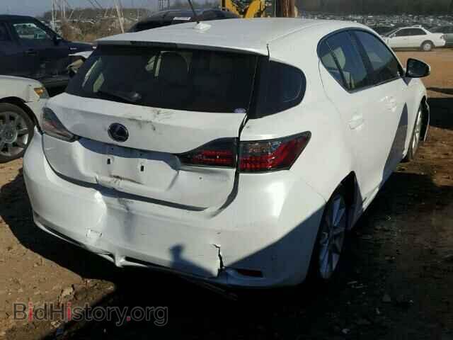 2012 LEXUS CT 200 - VIN: JTHKD5BH4C2103068 - Фото 4