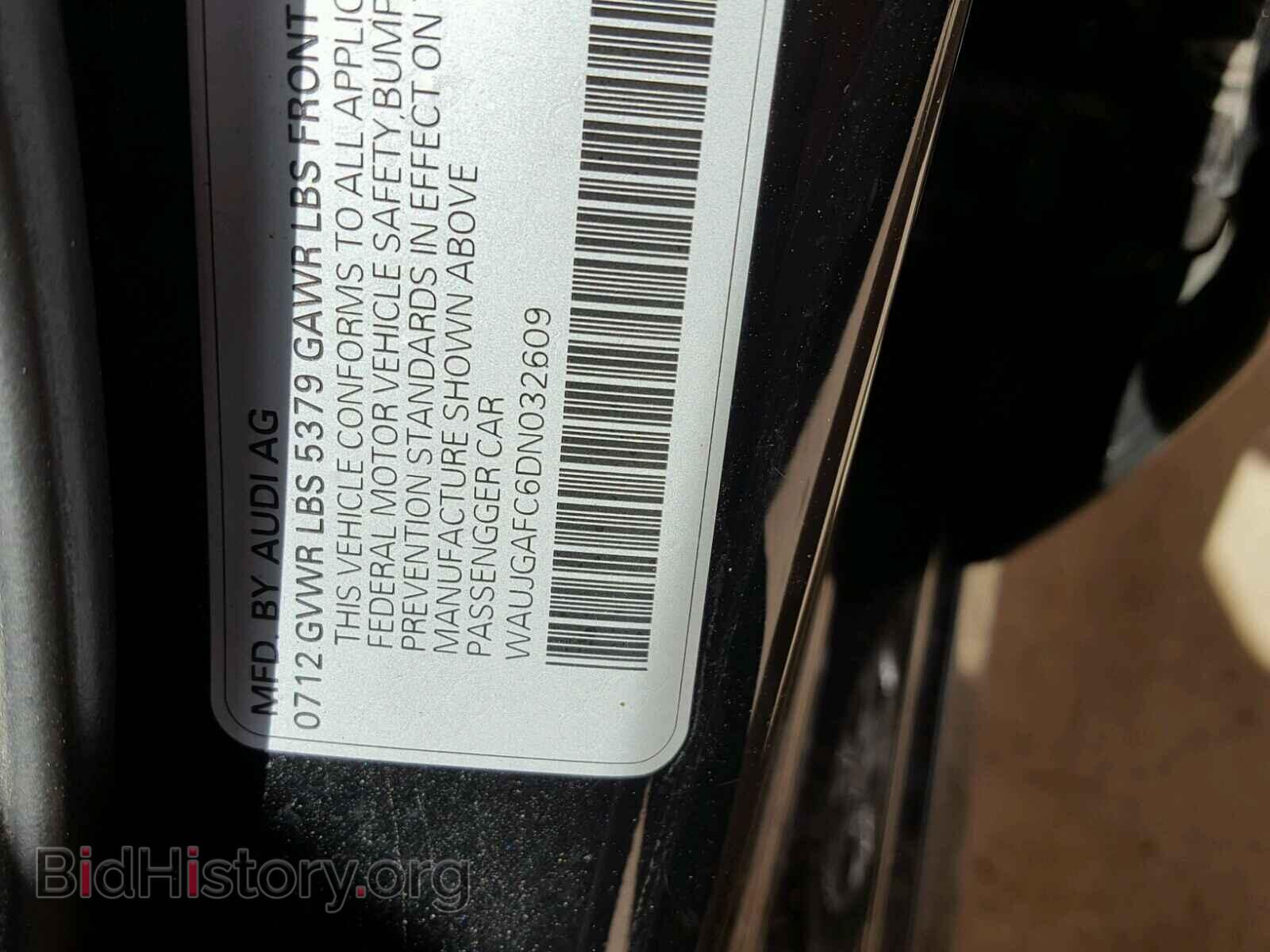 2013 AUDI A6 - VIN: WAUJGAFC6DN032609 - Photo 10