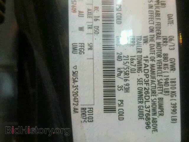 2013 FORD FOCUS - VIN: 1FADP3F26DL376896 - Photo 10