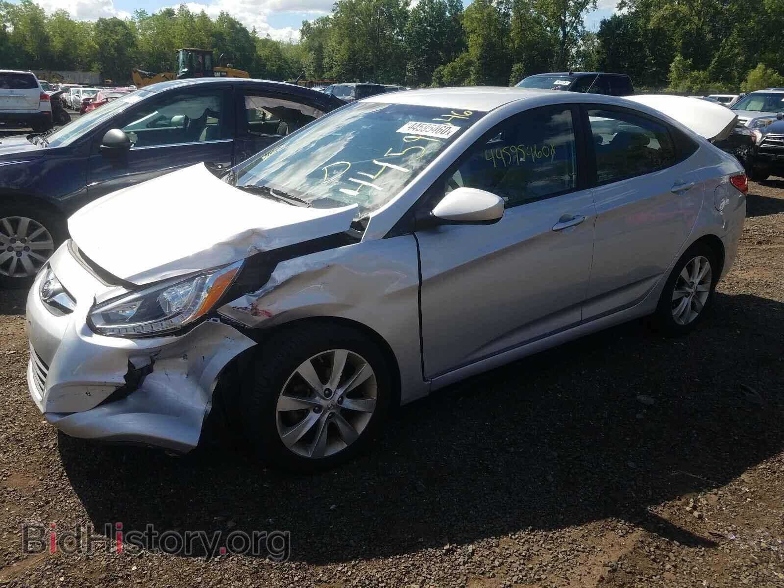 2014 HYUNDAI ACCENT - VIN: KMHCU4AE3EU702120 - Фото 2