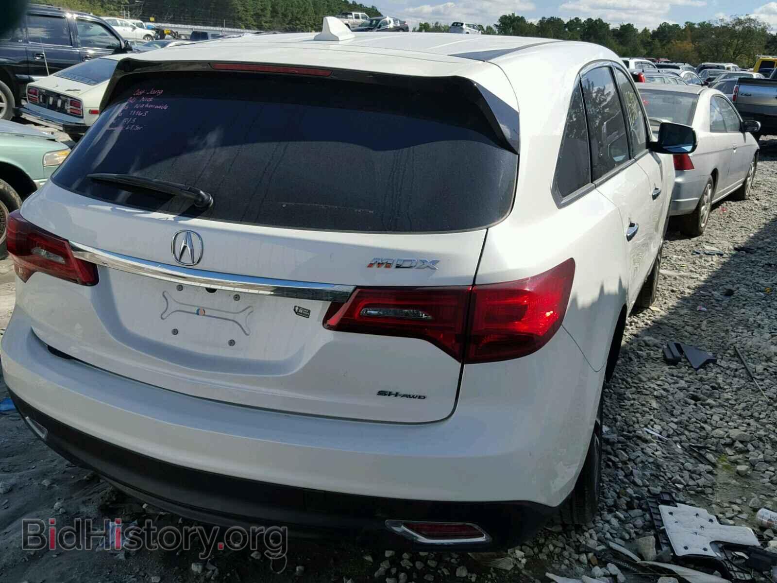 2016 ACURA MDX - VIN: 5FRYD4H47GB027809 - Фото 4