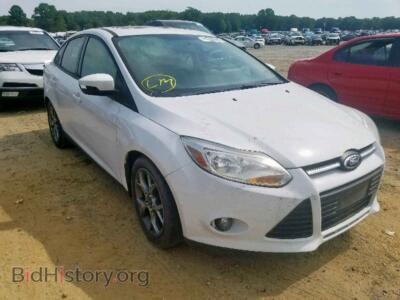 2013 Ford FOCUS SE, белый — VIN 1FADP3F28DL223209, Copart