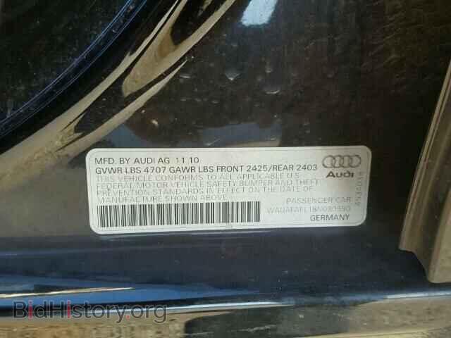 2011 AUDI A4 - VIN: WAUAFAFL1BN030590 - Фото 10