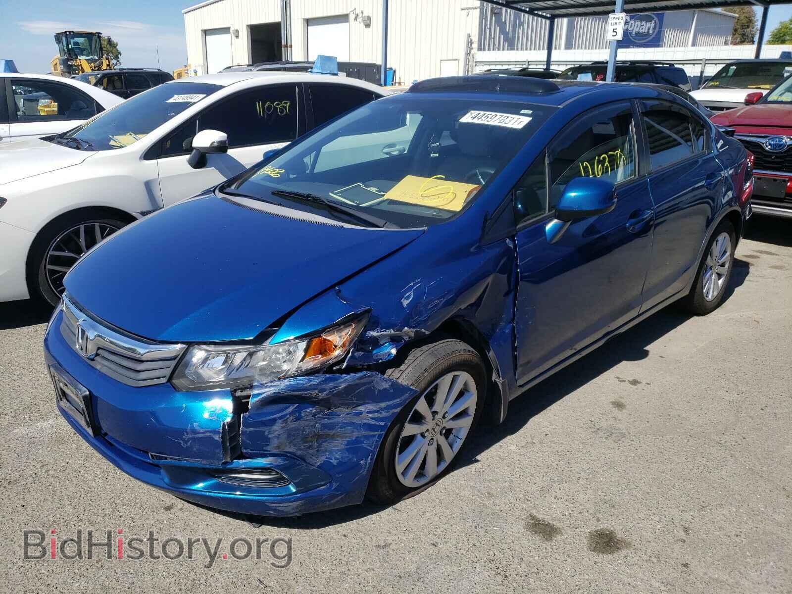 2012 HONDA CIVIC - VIN: 2HGFB2F87CH536958 - Фото 2