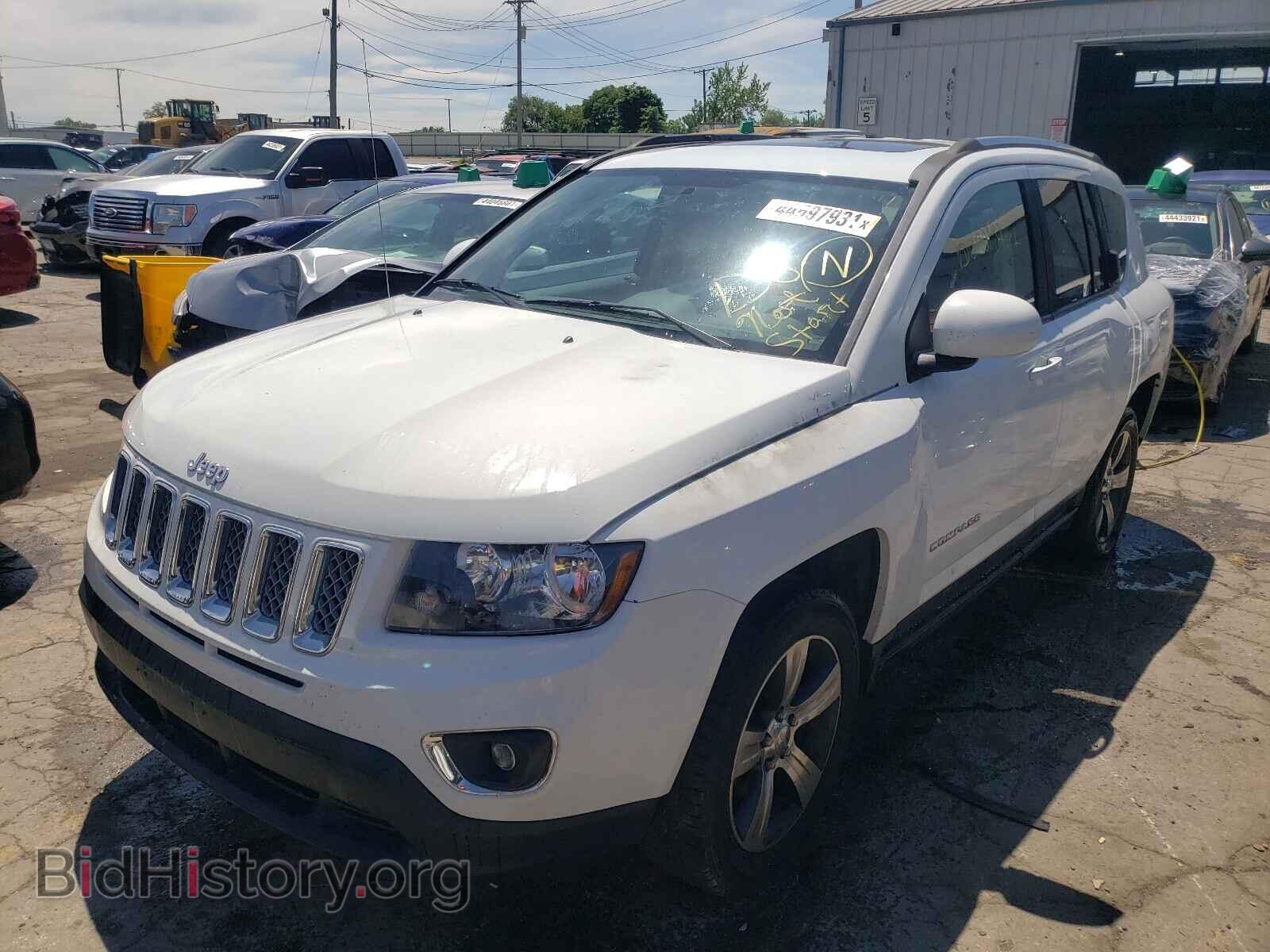 2016 JEEP COMPASS - VIN: 1C4NJDEB3GD596194 - Фото 2
