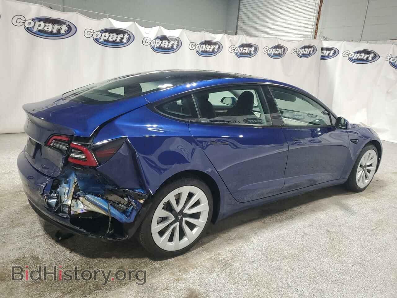 2022 TESLA MODEL 3 - VIN: 5YJ3E1EA1NF372283 - Photo 3