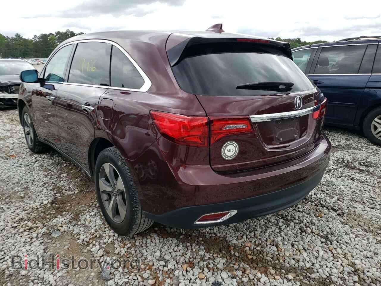 2014 ACURA MDX - VIN: 5FRYD3H27EB011423 - Фото 3