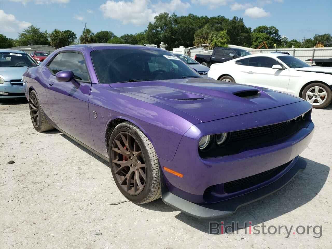Dodge Challenger srt Hellcat Purple 2016