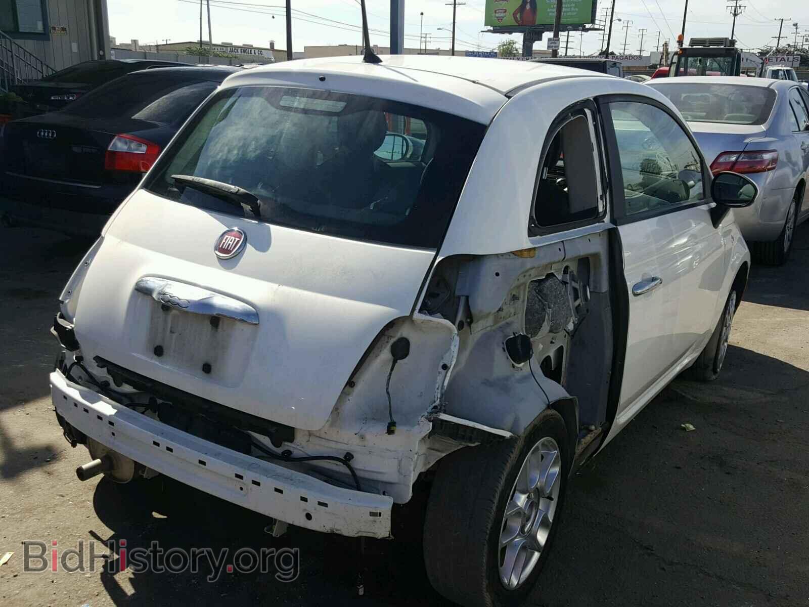 2012 FIAT 500 - VIN: 3C3CFFARXCT124705 - Фото 4