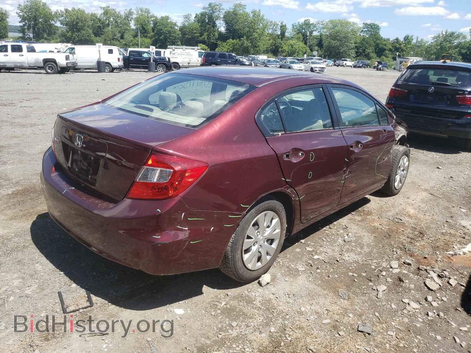 2012 HONDA CIVIC - VIN: 19XFB2F52CE393031 - Фото 4