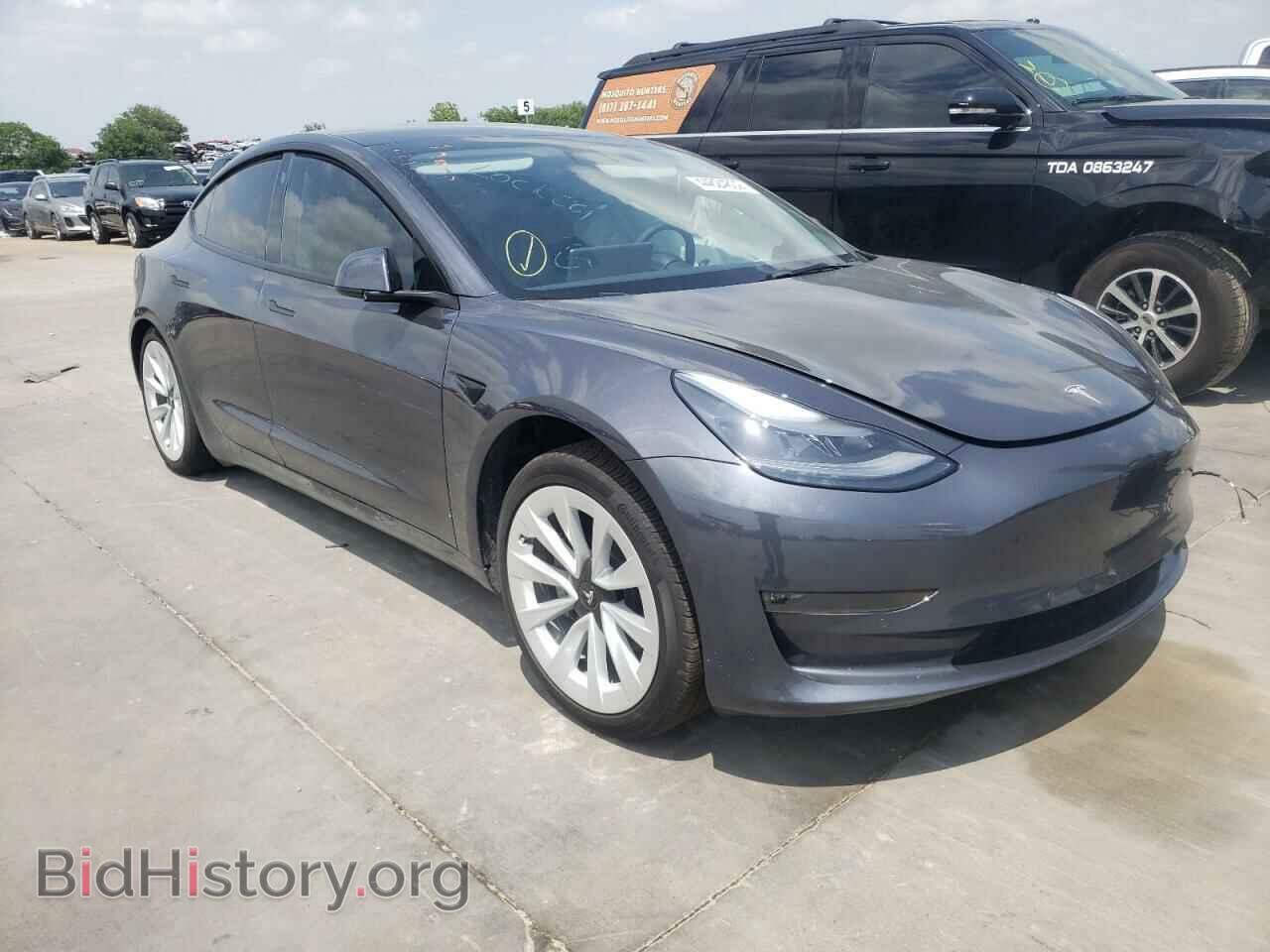 Фотография 5YJ3E1EB6NF127357 - TESLA MODEL 3 2022