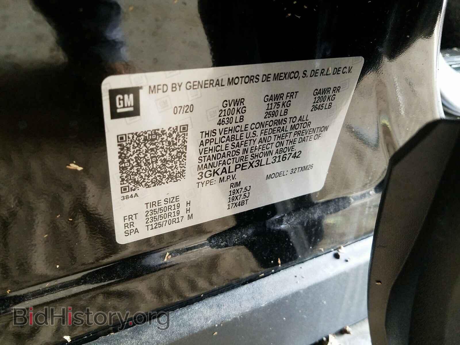 2020 GMC TERRAIN - VIN: 3GKALPEX3LL316742 - Photo 10