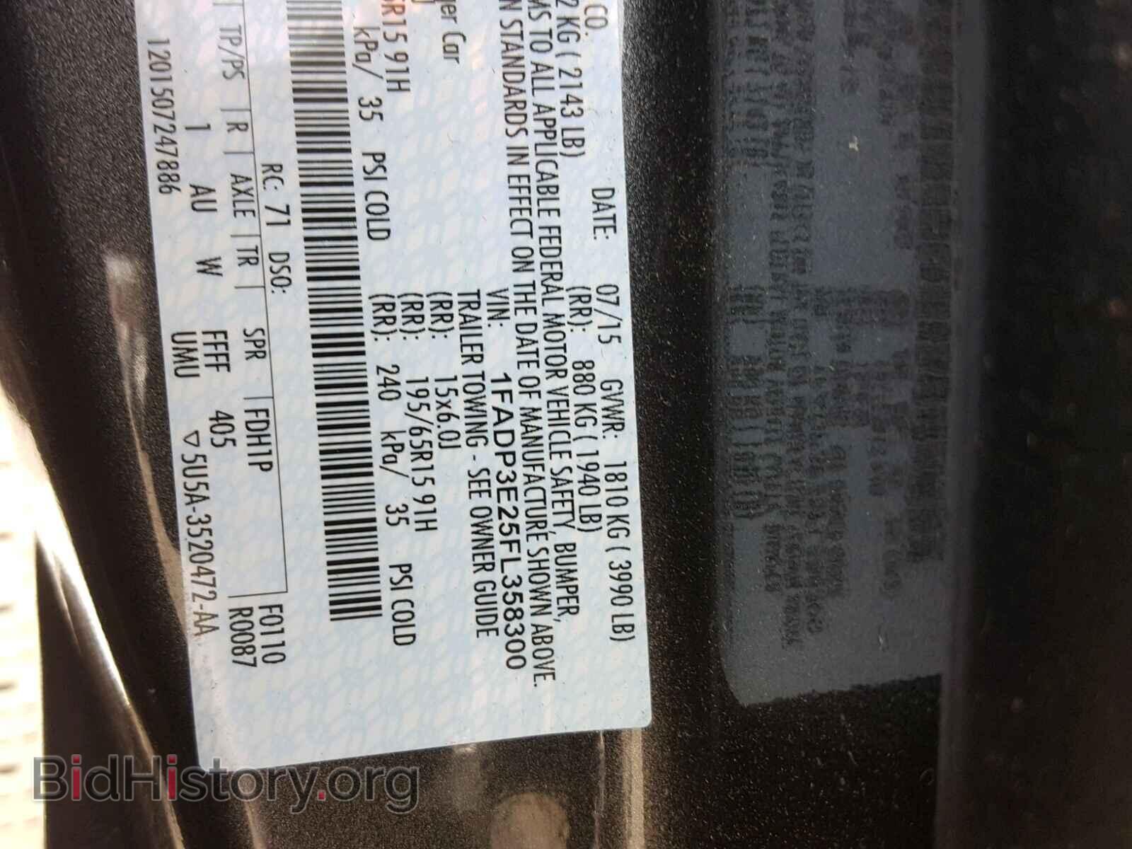 2015 FORD FOCUS - VIN: 1FADP3E25FL358300 - Photo 10