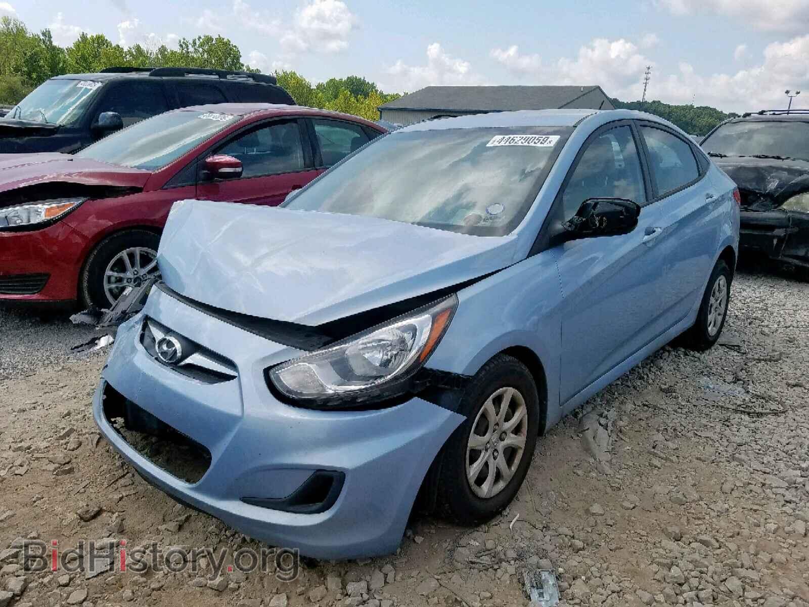 2014 HYUNDAI ACCENT - VIN: KMHCT4AE6EU608087 - Фото 2