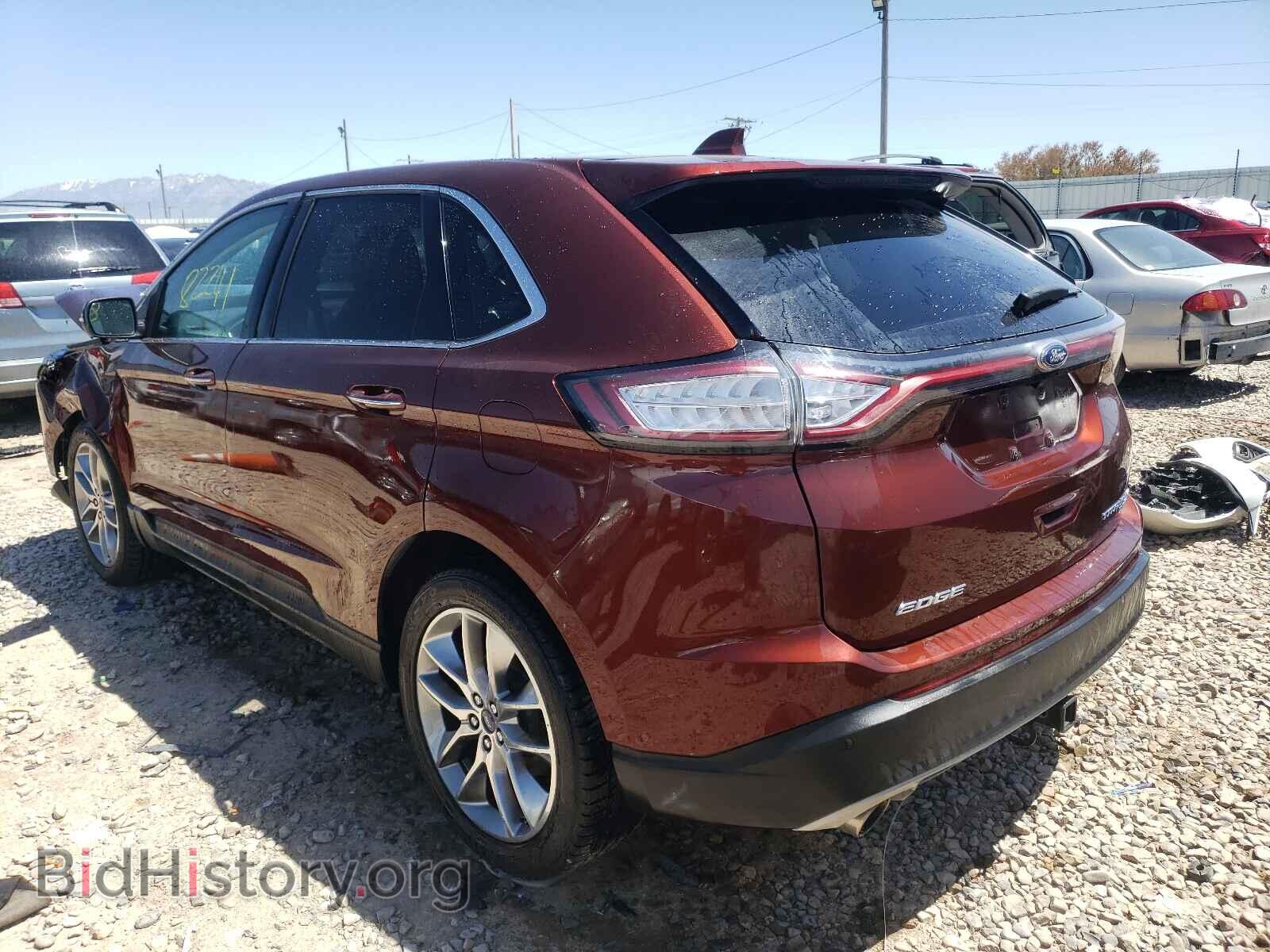 2015 FORD EDGE - VIN: 2FMTK4K93FBB60662 - Фото 3