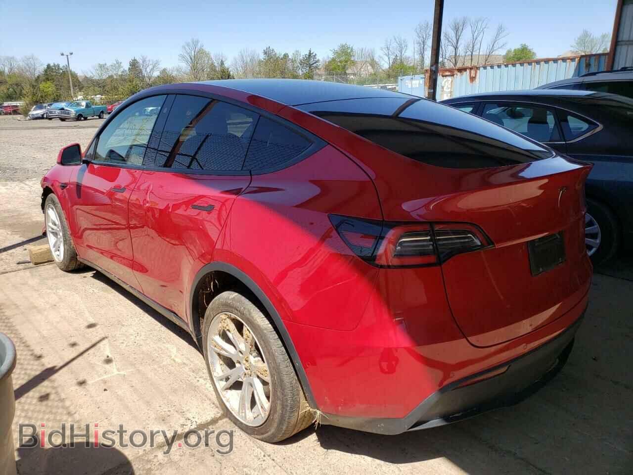 2021 TESLA MODEL Y - VIN: 5YJYGDEE1MF075694 - Фото 3