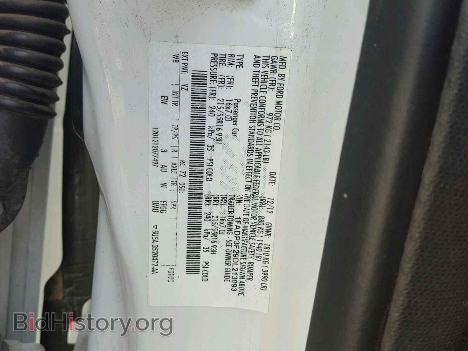 2013 FORD FOCUS - VIN: 1FADP3F29DL213093 - Photo 10