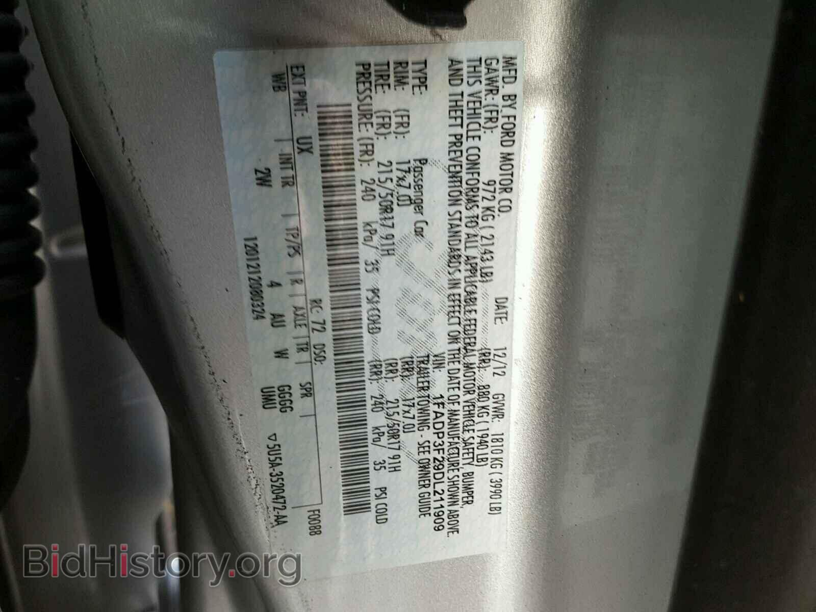 2013 FORD FOCUS - VIN: 1FADP3F29DL211909 - Photo 10