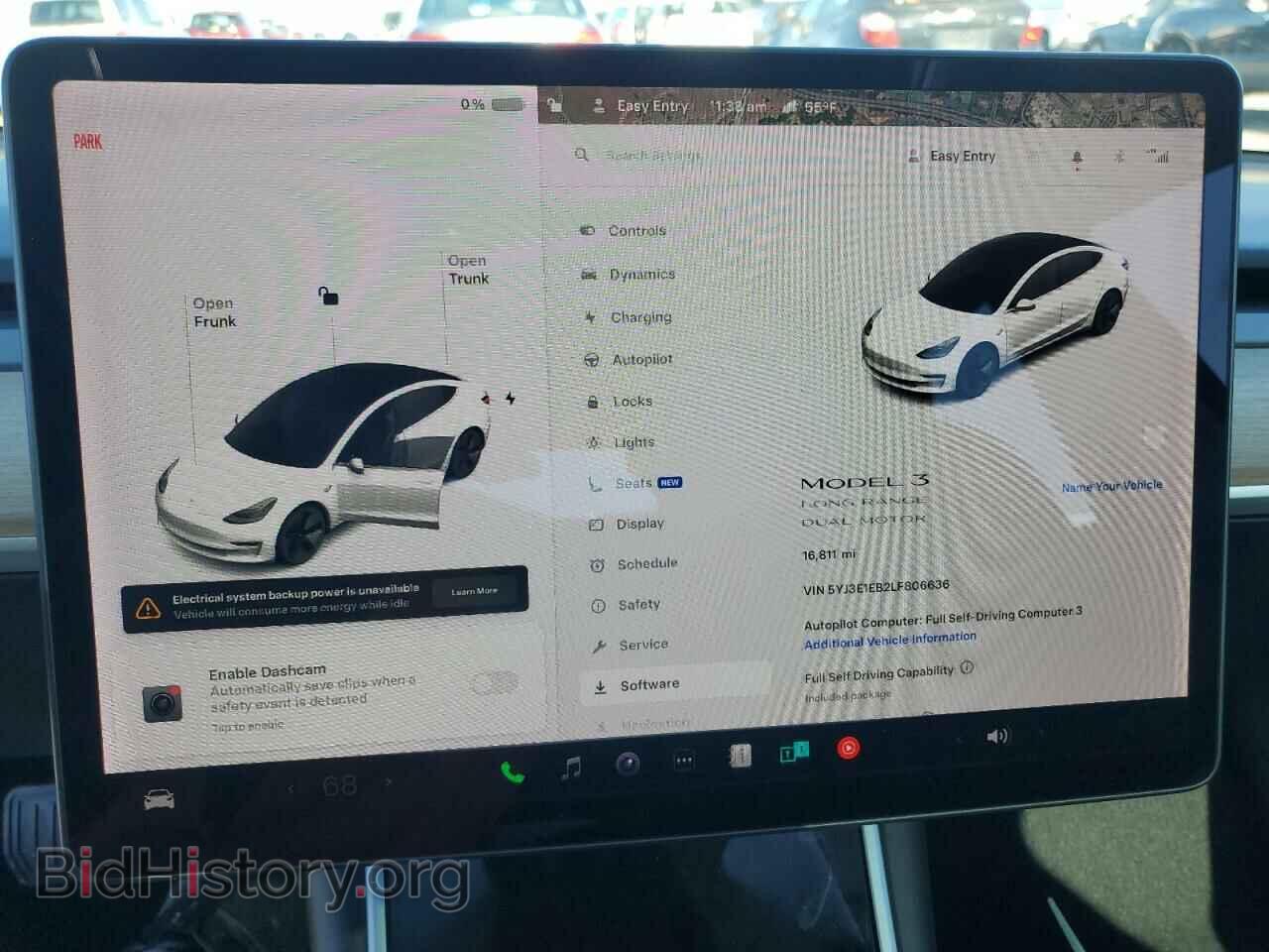 2020 TESLA MODEL 3 - VIN: 5YJ3E1EB2LF806636 - Фото 9
