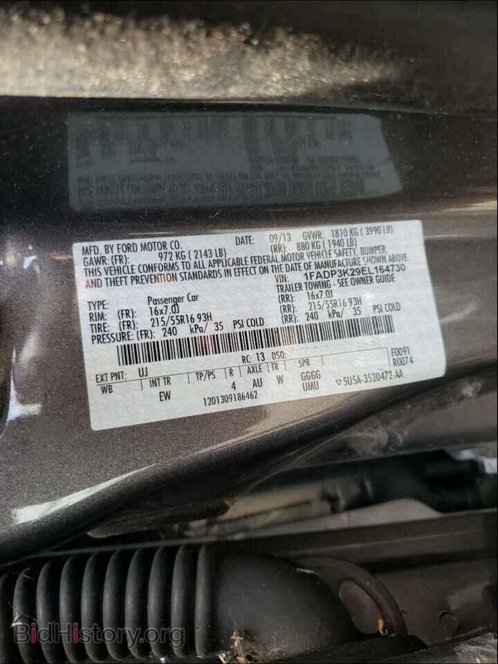 2014 FORD FOCUS - VIN: 1FADP3K29EL164730 - Фото 10